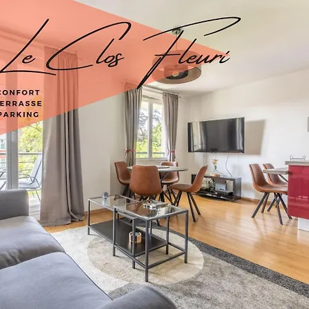 Le Clos Fleuri F3 Terrasse & Garage Clermont-Ferrand Exterior photo