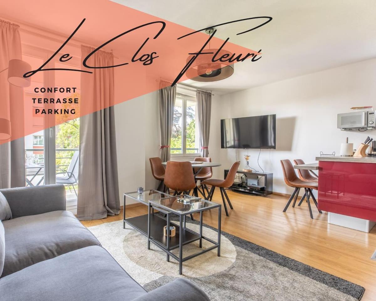 Le Clos Fleuri F3 Terrasse & Garage Apartment *